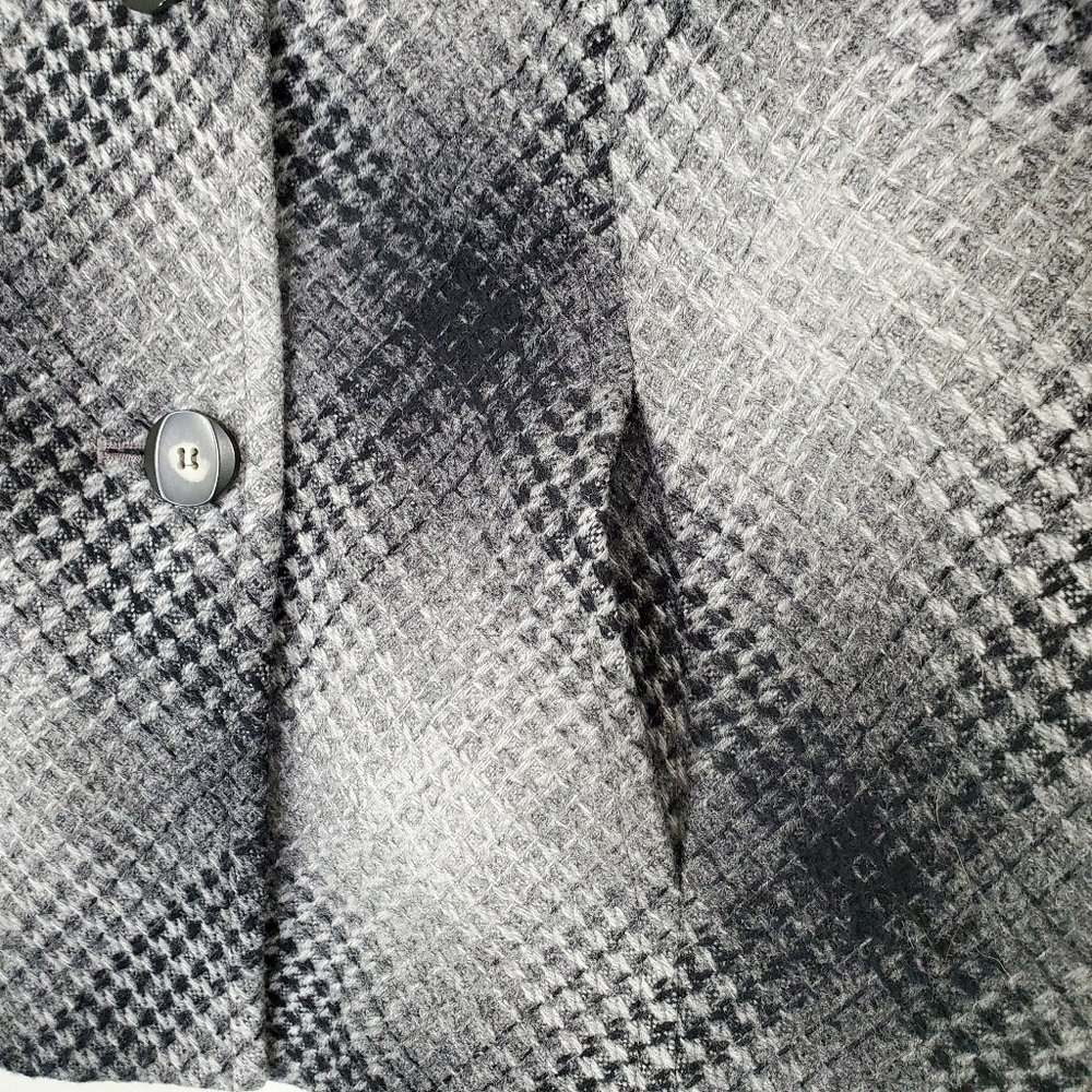 Pendleton Buttoned Wool Black/Gray Women's Jacket - image 3